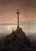 Caspar David Friedrich The Cross Beside The Baltic Germany oil painting artist